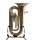 B Tuba goldmessing 3 ventilig mit Koffer Bild 1