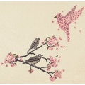 caseable Kindle Cover mit Blossom Bird Design Bild 1