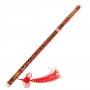 Rote Chinesische Musikinstrument Traditionelle Handgemachte Bambus Flte Bild 1