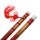 Rote Chinesische Musikinstrument Traditionelle Handgemachte Bambus Flte Bild 3