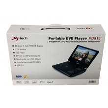 Jaytech 77007443 PD913 portable DVD Player schwarz Bild 1
