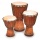 Tempelwelt: Trommel aus Teak-Holz handbeschnitzt mit Ziegenfell bespannt, Höhe 50 cm, Bongo, Percussion Bild 1 Tempelwelt: Trommel aus Teak-Holz handbeschnitzt mit Ziegenfell bespannt, Höhe 50 cm, Bongo, Percussion Bild 1