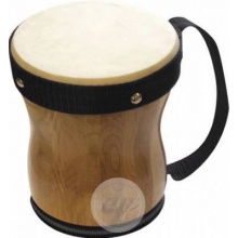 b2music: Brazil 5,5 Zoll (ca. 14cm) Holz Bongo-Trommel mit Tragegriff, Percussion Bild 1