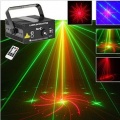 Mini RG Laser Projektor 3 Objektiv 40 Muster Blaue LED fr DJ-Disco-Beleuchtung  Bild 1