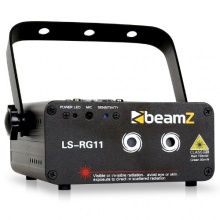 Beamz LS-RG11 DMX-Laser Rot Grn mit 8 GOBO-Motiven Bild 1