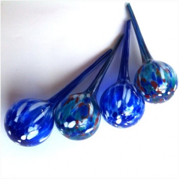 8 ter Set Bewässerungskugel Wasserkugel Durstkugel Pflanzensitte blau grün rot weiß Bild 1