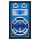 Skytronic Style Box Lautsprecher blau beleuchtet 600W Bild 1
