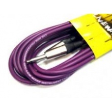 Audio-/Mikrofonkabel (Mono, 6,35 mm Klinke, 6 m), Violett von Live Wire Bild 1