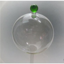 Pflanzensitter Durstkugel Bewsserungskugel klar mit grner Glaskugel ca.8cm Bild 1