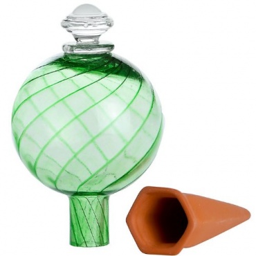 Bio Green HCR-12-G-A Hydro Crystal, Deko Gießkugel inklusive Terracotta Kegel, Größe M, grün Bild 1