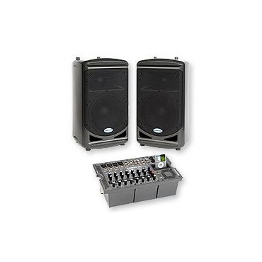 XP510i tragbares PA komplettset, 2x500W, Apple Ipod Dock, 10 Kanal Mixer von Samson Bild 1
