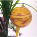 Pflanzensitter Durstkugel Bewsserungskugel silberbraun-Streifen Metalloxyd Bild 1