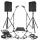 450W PA-Komplettset mit 12 Zoll (305 cm) Lautsprecher Mischpult Endstufe Stande und Mikrofone von Gear4Music Bild 1 450W PA-Komplettset mit 12 Zoll (305 cm) Lautsprecher Mischpult Endstufe Stande und Mikrofone von Gear4Music Bild 1
