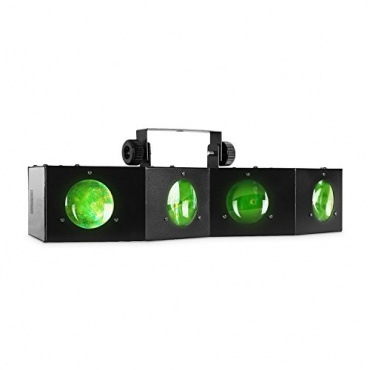 Stroboskop Quadra Moon LED-Lichteffekt Discolicht LED Scheinwerfer schwarz von Ibiza Bild 1