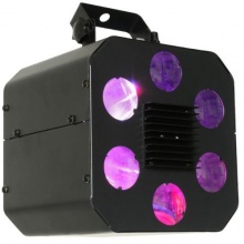 Stroboskop LED-Lichteffekt Beamz Acis DMX Multicolour 6 Linsen von Beamz Bild 1