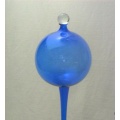 Pflanzensitter Durstkugel Bewsserungskugel kobaltblau mit Glas-Stopfen klar ca.9cm Bild 1