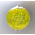 Pflanzensitter Durstkugel Bewsserungskugel Granulat gelb ca. 8,5cm Bild 1