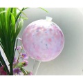 Lauscha Glaskunst Pflanzensitter Durstkuge /Bewsserungskugel rosa mit Siliconverschlu ca.9cm Bild 1