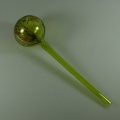 Blumendurstkugel aus Glas mit Granulat zitronengelb mundgeblasen handgeformt Lauschaer Glas Bild 1