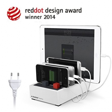 Docking Station, PowerHouse universal Multifunktionsladegerät, 4 Geräte USB Ladegerät, Für Handys, von Avantree Bild 1