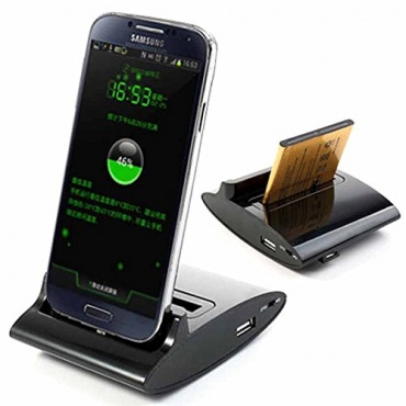 Mobile24 Samsung Galaxy S4 I9500, I9505, I9502 3 in 1 OTG, Handy, Dockingstation, Tischladestation, Ladegerät von MTP- Products Bild 1