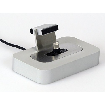 Varius Dock X1 Mini Silber, Elegante Premium Ladestation/Dockingstation für iPhone 6, 6 Plus, 5S und 5, iPad mini Bild 1
