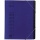 Elba Brosysteme 42496BL Fchermappe Ordnungsmappe chic, Karton (RC), 450 g/qm, A4, 12 Fcher, blau Bild 1