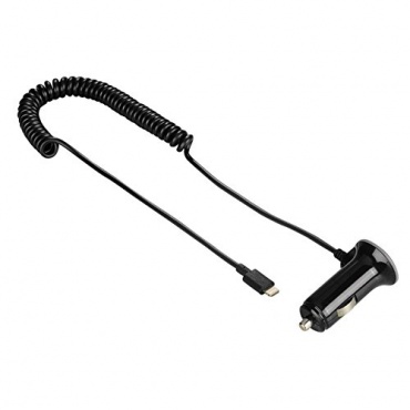 KFZ-Ladekabel für Apple iPhone 5/5s/5c/6/6 Plus, Apple MFI zertifiziert, 1000 mA, Lightning-Stecker, Spiralkabel bis 140cm, LED-Funktionsanzeige, Überlastungsschutz von Hama Bild 1