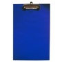 Leviatan Klemmbrett Schreibplatte A4 PVC-Folie leinengeprgt blau Bild 1