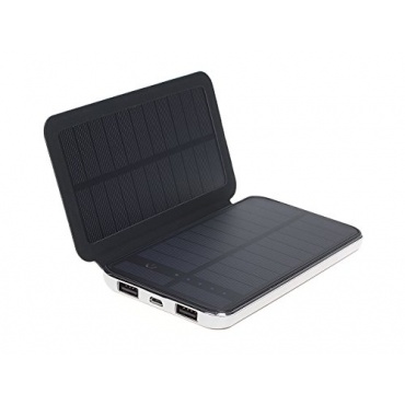 Tragbare Aufladbare Solar Batterie Power Pack 10000mAh Outdoor Notfall Ersatz Power Bank Akku Ladegerät für diverse Smartphones von AFISC Bild 1