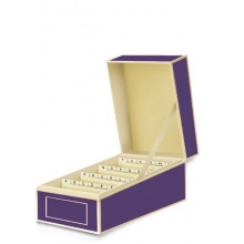Semikolon Visitenkartenbox in plum (lila) Bild 1