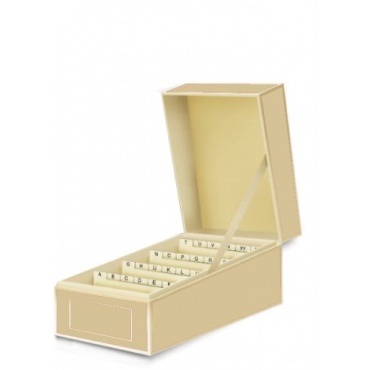 Semikolon Visitenkartenbox in chamois (beige) Bild 1