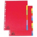 ELBA KartonRegister, blanko, DIN A4, farbig Bild 1