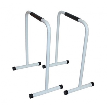 Beintrainer, Fitness Rack bis 150kg Trainingsgerät Equalizer Parallettes Powerrack Dipstation Farbe Weiß von D&S Vertriebs GmbH Bild 1