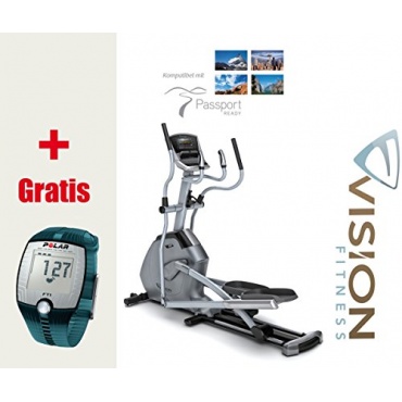 X20 Elegant Elliptical Crosstrainer - Modell 2014 mit Polar Brustgurt und FT1 Pulsuhr von Vision Fitness Bild 1
