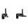 Bauchtrainer gepolsterter Dips-Bauchtrainer zur Wandmontage Dipstnder schwarz von Klarfit Bild 1