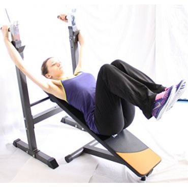 Dipständer, Profi Drückerbank inkl. Dips.Barren, Bankdrücken / Hantelbank / klappbar von GAT POWER Bild 1