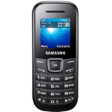 Samsung E1200i Block Handy 1,5 Zoll TFT-Display, Schwarz Bild 1