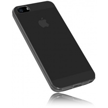 mumbi TPU Silikon Schutzhülle iPhone 5 5S Hülle transparent schwarz Bild 1