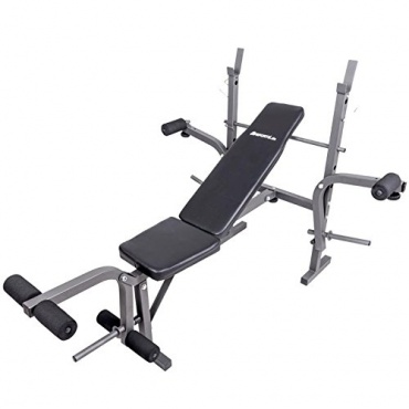 Hantelbank mit Arm- und Beincurl Kraftstation Trainingsbank Training Hantelablage Fitness von ScSPORTS Bild 1