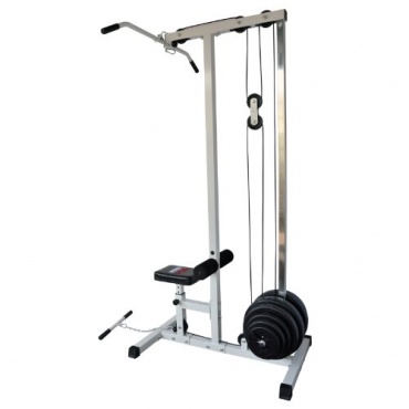 Kraftstation, Latmaschine Latzugturm Latzugstation Seilzug mit Gewichten 47,5KG von TrainHard Bild 1