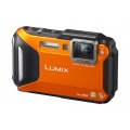 Panasonic DMC-FT5EG9-D Lumix Unterwasserkamera 16,1 Megapixel orange Bild 1