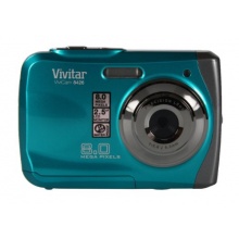 Vivitar Vivicam 8426 8 Megapixel wasserdichte Unterwasserkamerakamera blau Bild 1