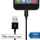 deleyCON 0,5m iPhone Lightning Apple Schwarz Bild 5