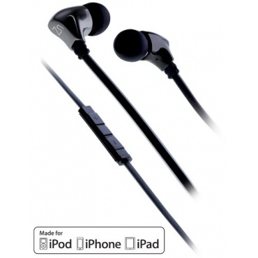 FSL Zinc Zn30i Ohrhörer Kopfhörer mit 3-Tasten Fernbedienung und Mikrofon schwarz Bild 1