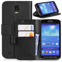 DONZO Wallet STRUCTURE Flip Case Tasche Etui für Samsung Galaxy S4 schwarz Bild 1