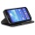 DONZO Wallet STRUCTURE Flip Case Tasche Etui fr Samsung Galaxy S4 schwarz Bild 4