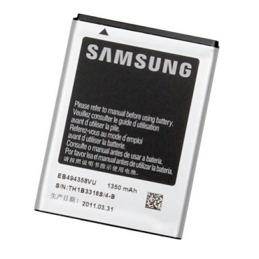 Samsung EB494358VUCSTD Original Akkublock für Galaxy Gio/Ace S5660/S5670/S5830/S7250 Bild 1