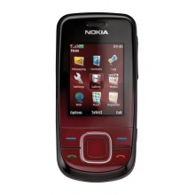 Nokia 3600 Slide Handy dark red Bild 1