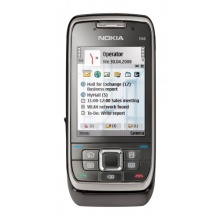 Nokia E66 Slider Handy grey steel Bild 1